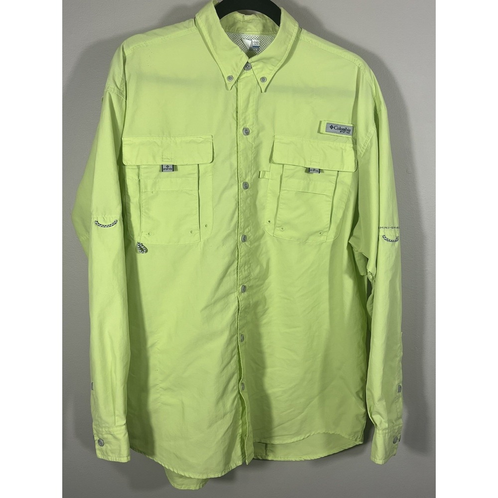 (2) Columbia PFG Shirt Mens Large Long Sleeve Vented Fishing Outdoor Bundle - Picture 13 of 16